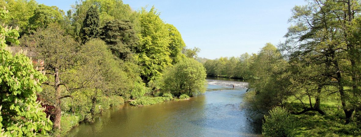 Wier and river at Birdsgrove