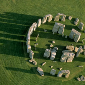 Stonehenge from the air.