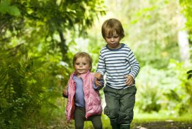 children-in-woods - kate & tom's Large Holiday Homes