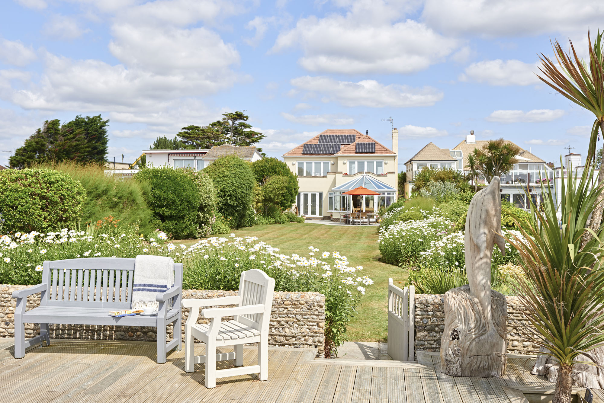 Ferring Beach Houses Garden 3 Kate & Tom's
