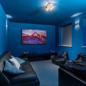 Atlantic View Townhouse Cinema Room - kate & tom's Large Holiday Homes