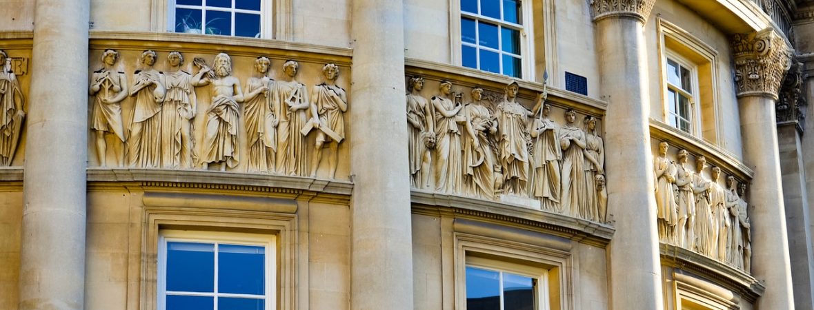 Detailing of architecture in Bath