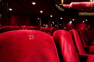 Red theatre seats