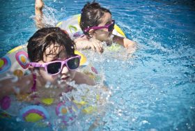 Pool Fun for Under-5s - kate & tom's Large Holiday Homes