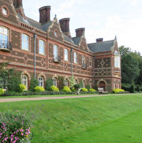 The English royal family's private residence at Sandringham Palace.