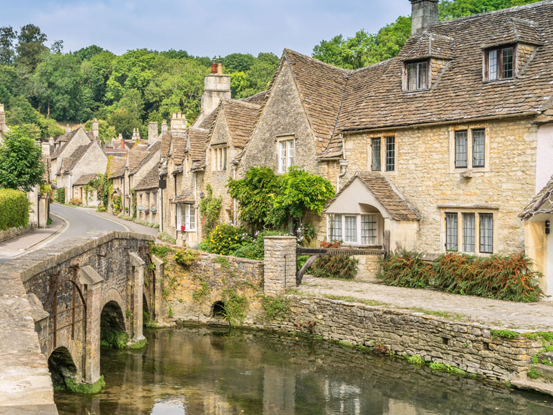 Cotswold village of Castle Combe.