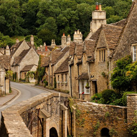 Honey coloured stone villages.