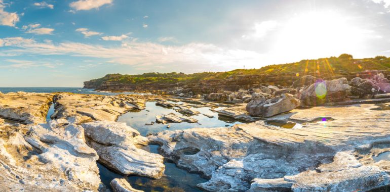 Captain Cook Drive at Kurnell is on the south eastern of Botany Bay.