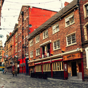 City center of Liverpool.