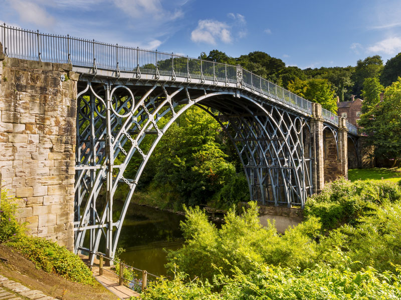 Iron bridge in Shropshire.