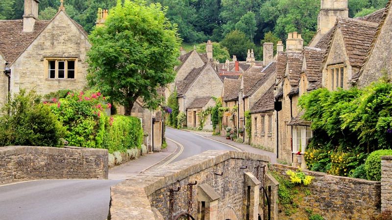 Cotswolds village.