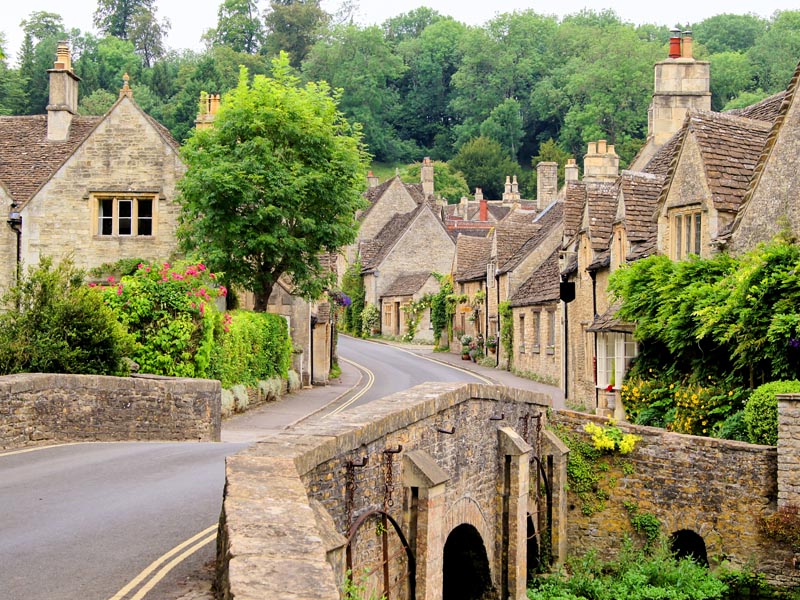 Cotswolds village.