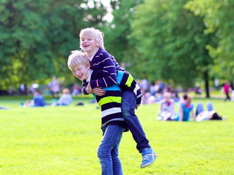 Two boys playing!