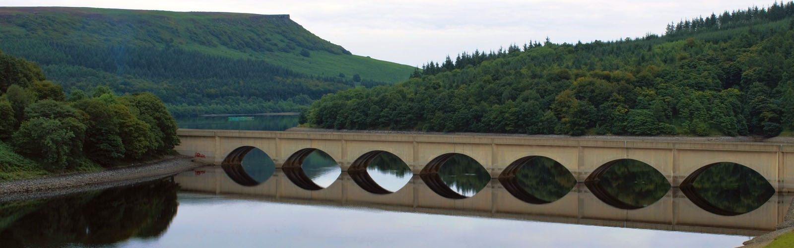 Reservoir Derbyshire Peak district.