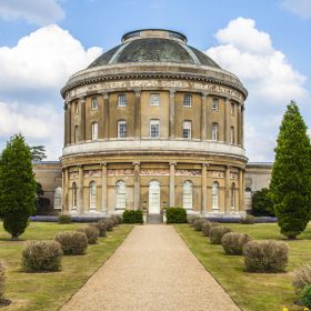 Ickworth House on a summer's day in Suffolk.