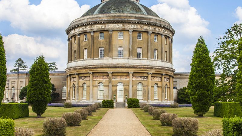 Ickworth House on a summer's day in Suffolk.