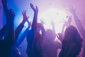 People dancing in a Nightclub!