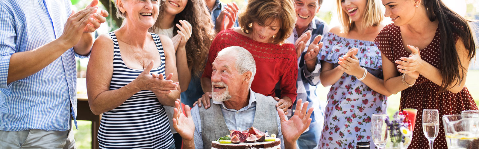 Family celebrating together.