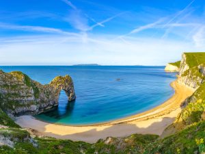 Durdle Door panorama, Dorset.