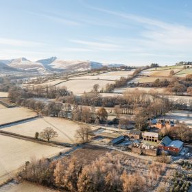 The Brecon Pink House