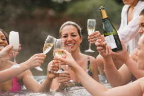 Hot Tub Hen Party - kate & tom's Large Holiday Homes