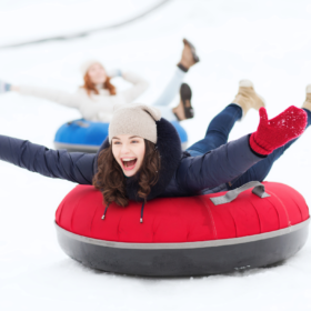 Snow Tubing - kate & tom's Large Holiday Homes