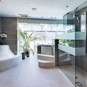 Spa and living spaces